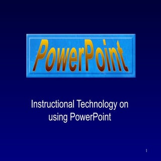 Powerpoint intro