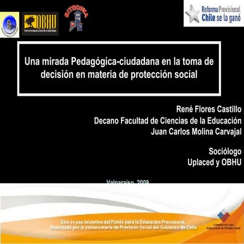 Una Mirada Pedagógica-Ciudadana en la toma de Decisiones en Materia de Protec...