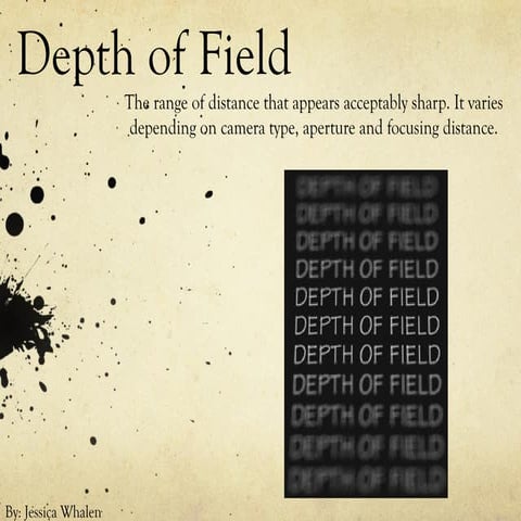 Depth of field | PPT