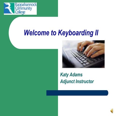 Powerpoint keyboarding II