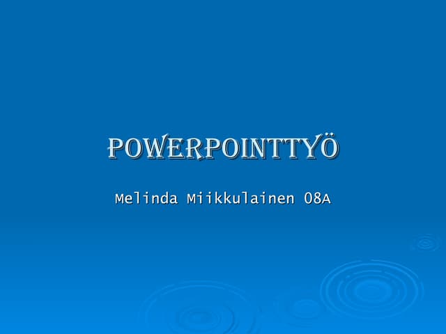 Powerpoint koe