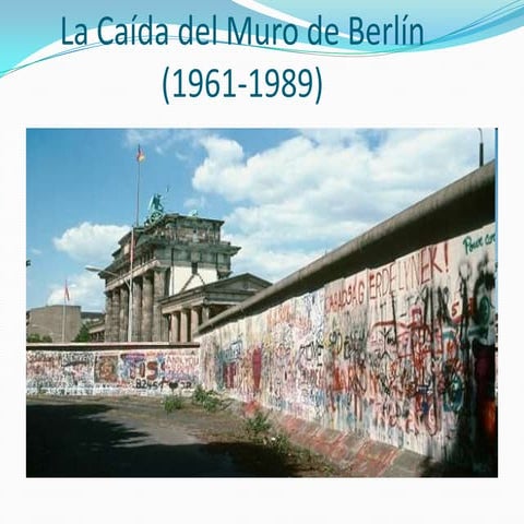 La caída del muro de berlín