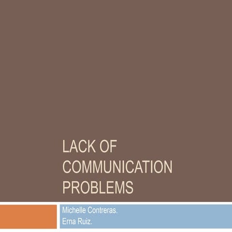 Power point lack of communication 