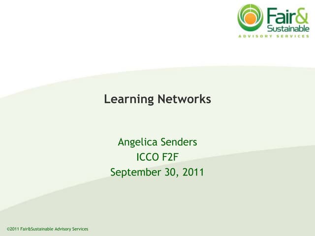 Powerpoint learning communities networked learning (sept 30 2011)[1]