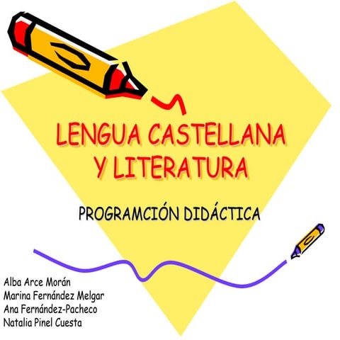 Power pointlengua castellana y literatura (1)