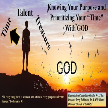 Bible teaching time stewardship | PPTX