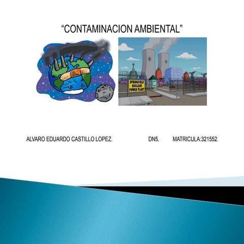 La contaminación ambiental | PPTX
