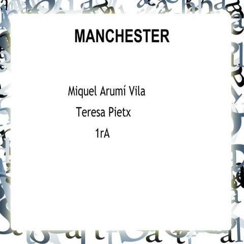 Power point manchester miquel arumí vila