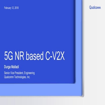 5G NR-based C-V2X
