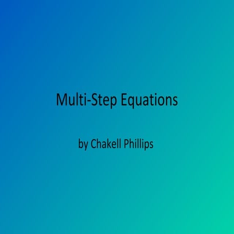 Powerpoint multi  steps