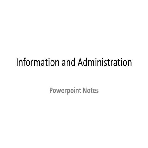 Powerpoint notes