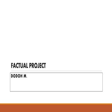 Powerpoint of factual on social media