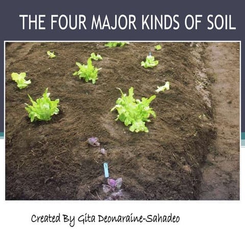 Power point of the four kinds of soil