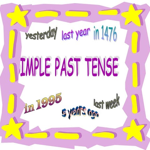 Power point past simple