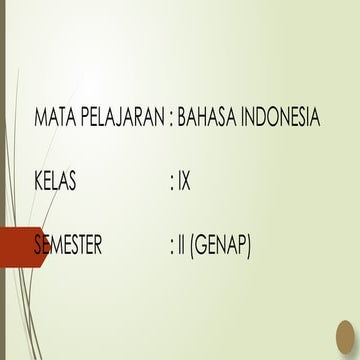 POWER POINT PETA PIKIRAN UNTUK GURU DAN SISWA | PPTX