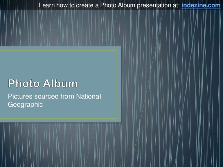 PowerPoint Photo Album Presentation