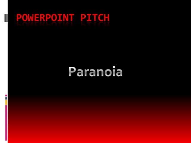 Powerpoint pitch