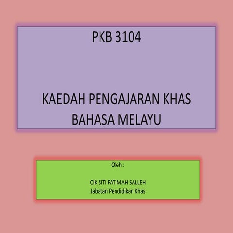 Power point pkb 3104 ppg