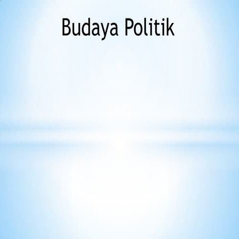 Budaya Politik XI IPS