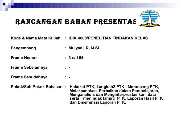 Powerpoint Presentasi Ptk Cetak