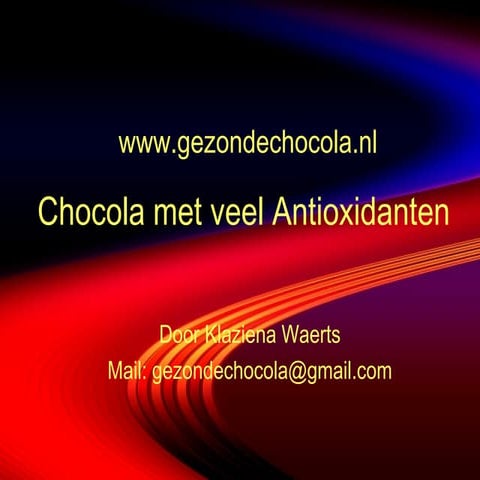 dr. Gordon vertelt over de werking van Gezonde Chocolade