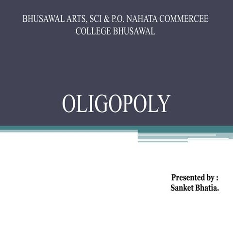 Oligopoly