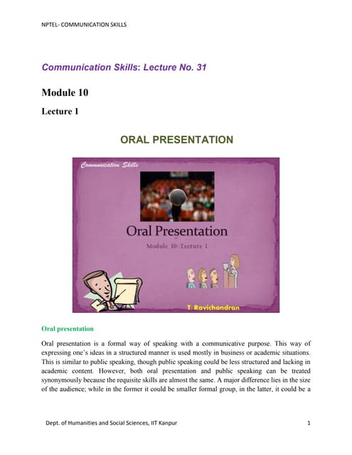 Power point presentation   lecture 1