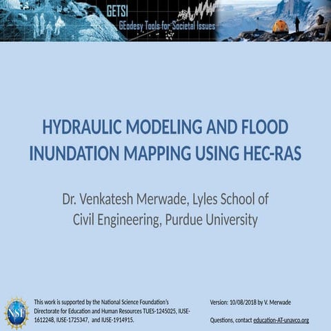 HEC-RAS software for design and modeling