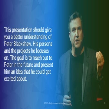 Who is Peter Blackshaw PowerPoint Presentation
