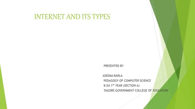 PowerPoint Presentation(INTERNET).pptx | Internet Safety | Parenting
