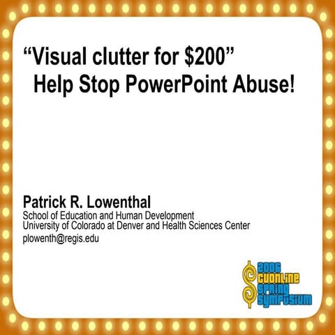 Powerpoint about PowerPoint