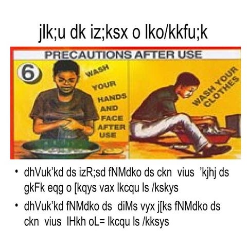 Powerpoint presentation of safe use of agro chemicals