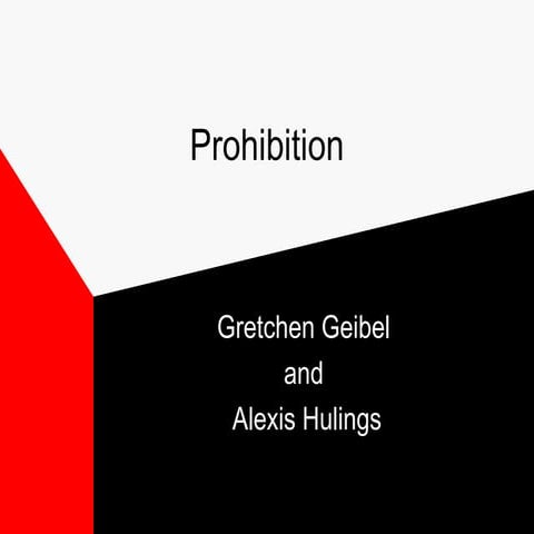Prohibition