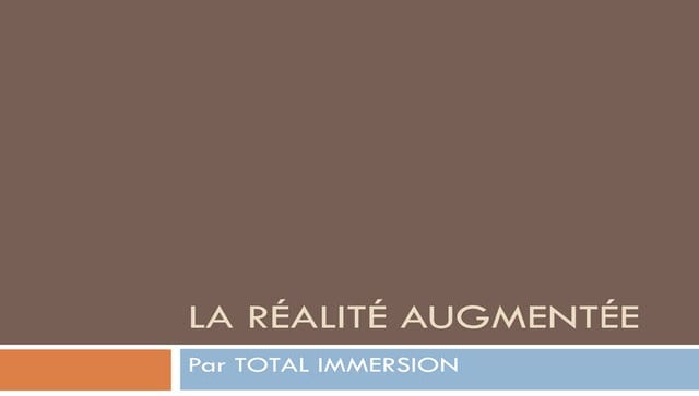 Powerpoint réalité augmentée