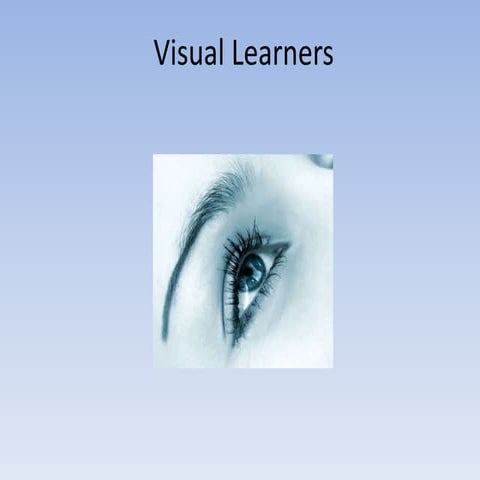 Visual Learner's Characteristics