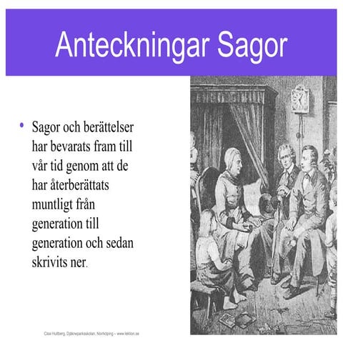 Power point sagor år 7