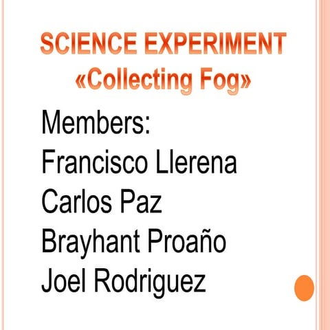 Power point science final proaño