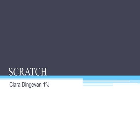 Scratch explicacion bloques | DOCX