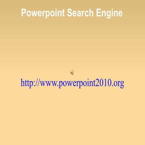 Powerpoint Search Engine | PPT