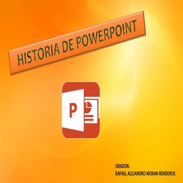 Historia de powerpoint | PPTX