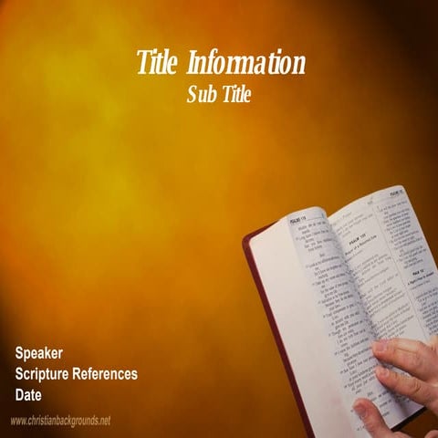 Powerpoint Sermon Template