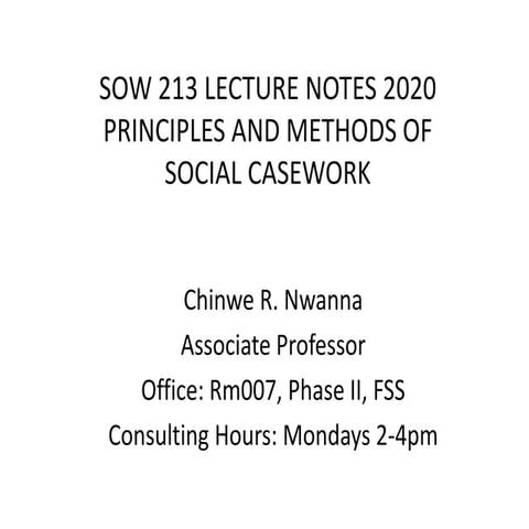 powerpoints lecture notes.pdf social casework