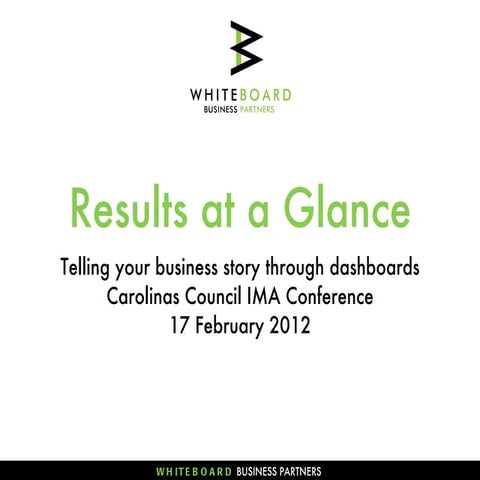 Session 1 businessdashboardpresentation-christensen