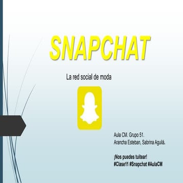 Power point snapchat | PPTX