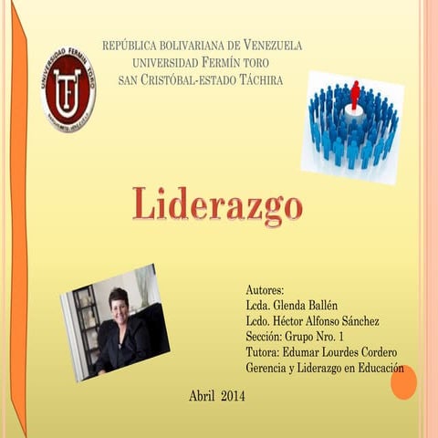 Powerpoint sobre liderazgo