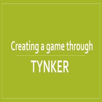 Powerpoint Storyboard- Tynker