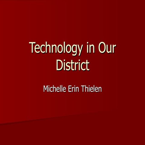 Power point technology in our district