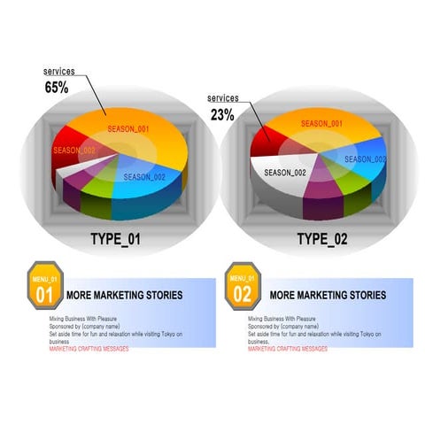 50 Powerpoint Diagrams, Charts, 3D, Template
