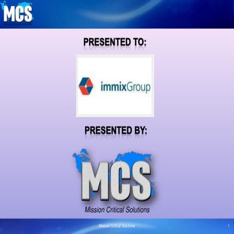MCS Power Point | PDF