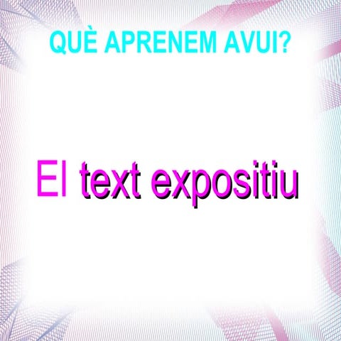 El text expositiu Ramata